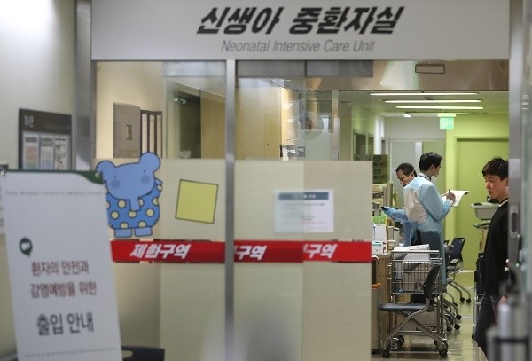 이대목동병원 신생아 중환자실.(사진제공=뉴시스)