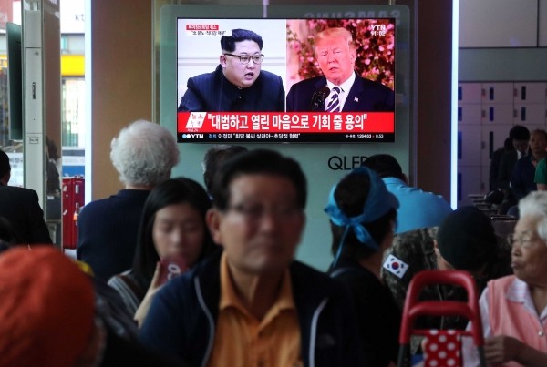 도널드 트럼프 미국 대통령이 북미정상회담 취소를 김정은 북한 국무위원장에 통보하면서 한반도에 다시 긴강이 고조되고 있다.(사진=newsis)