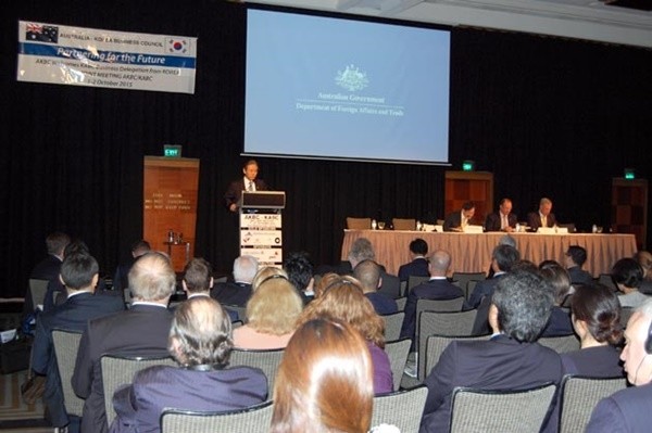 제36차 한-호주 경제협력위원회 개최장면(전경련 제공)