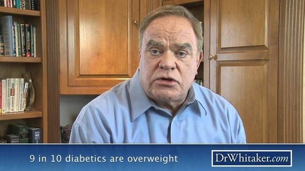 ▲ 당뇨병을 자연 요법으로 치료하는 최고 의사인 휘태커 박사