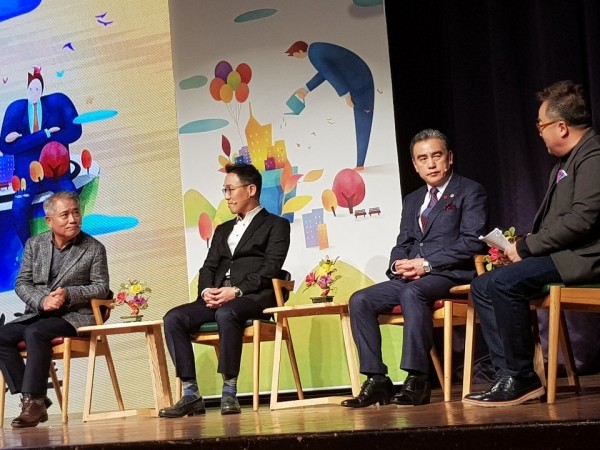 '기업가정신 토크'코너 발언중인 배명직 회장