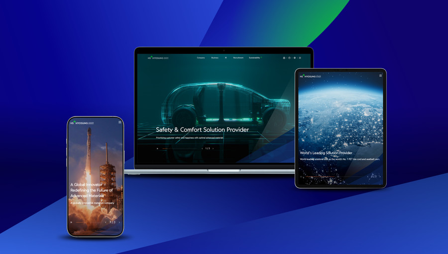 HS효성첨단소재, 리뉴얼 홈페이지로 ...